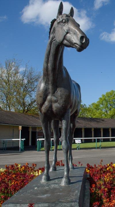 Statue of a horse.