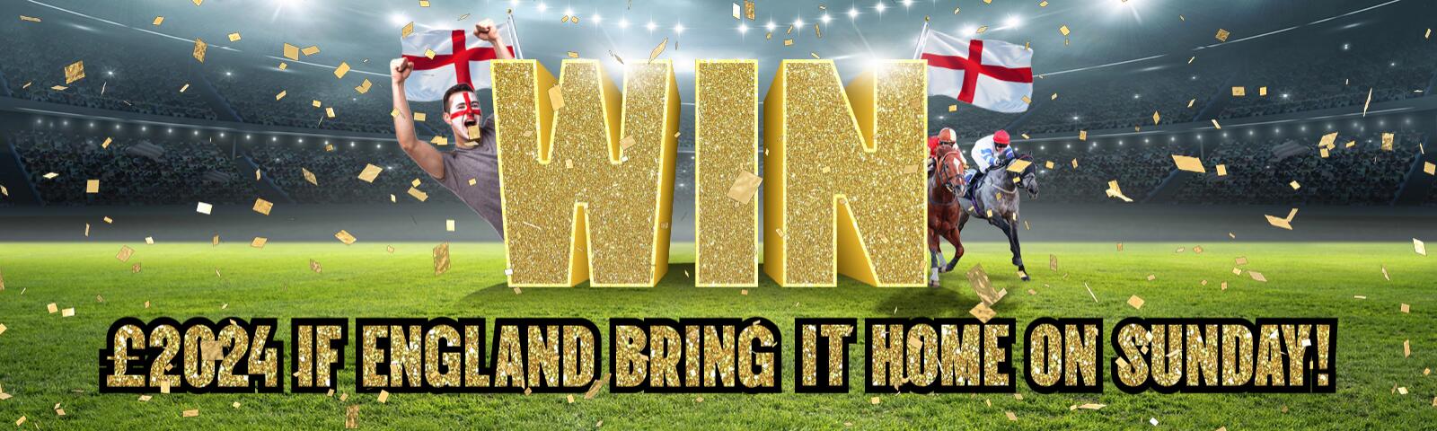 Euros Final 2024 competition. Win £2,024 if England win the Euros! 