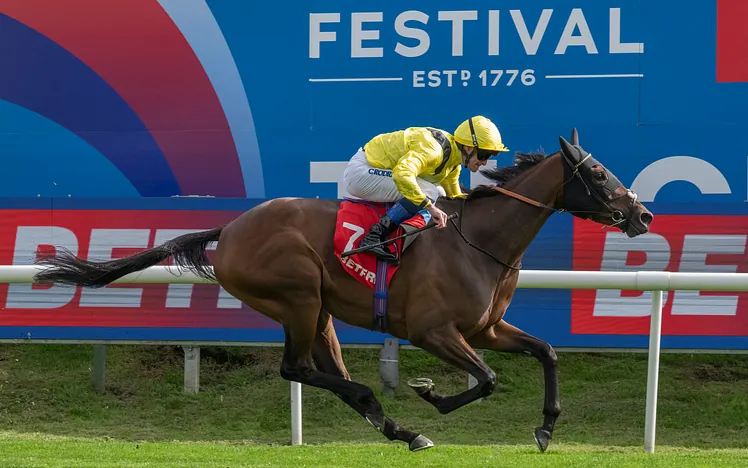 Waardah winning the Park Hill Stakes 2026
